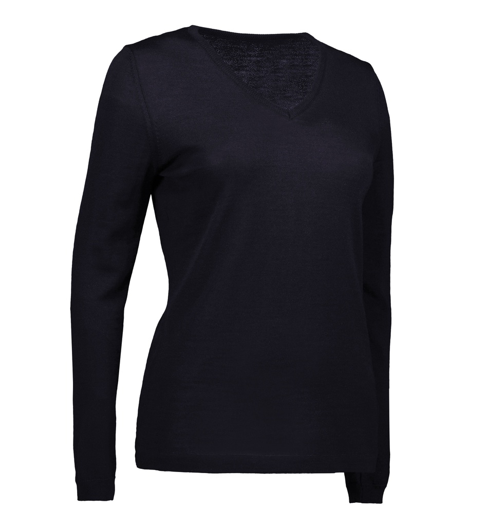 Durable V-neck ladies' pullover Style: 0654