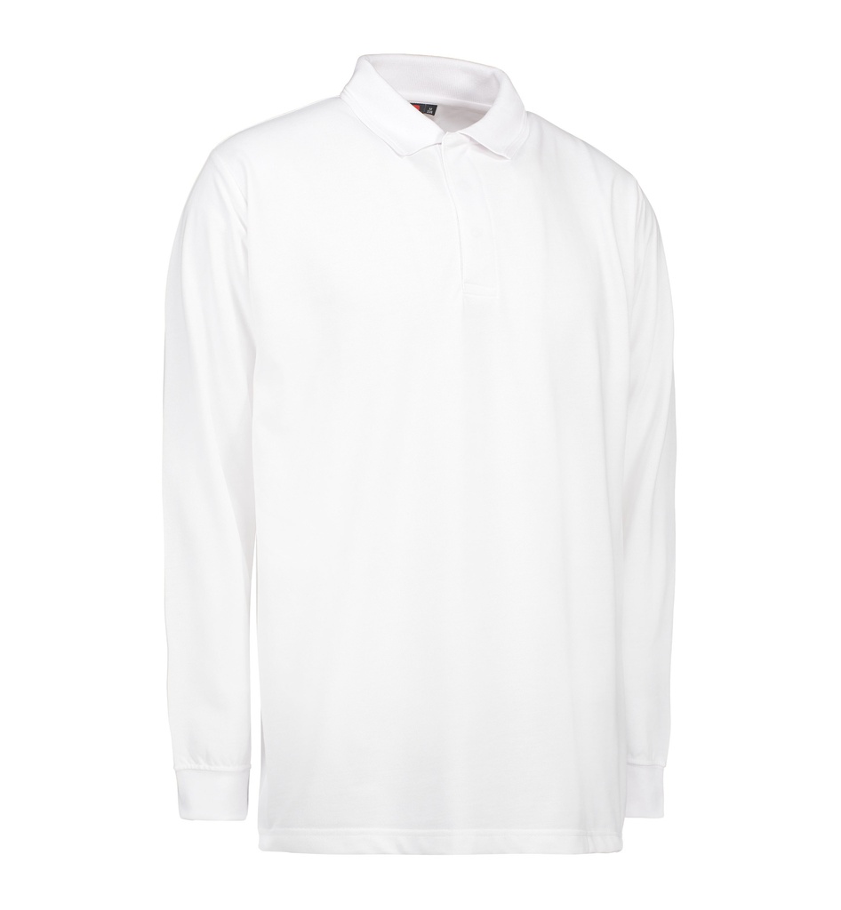 PRO Wear long-sleeve polo shirt | press stud Style: 0336