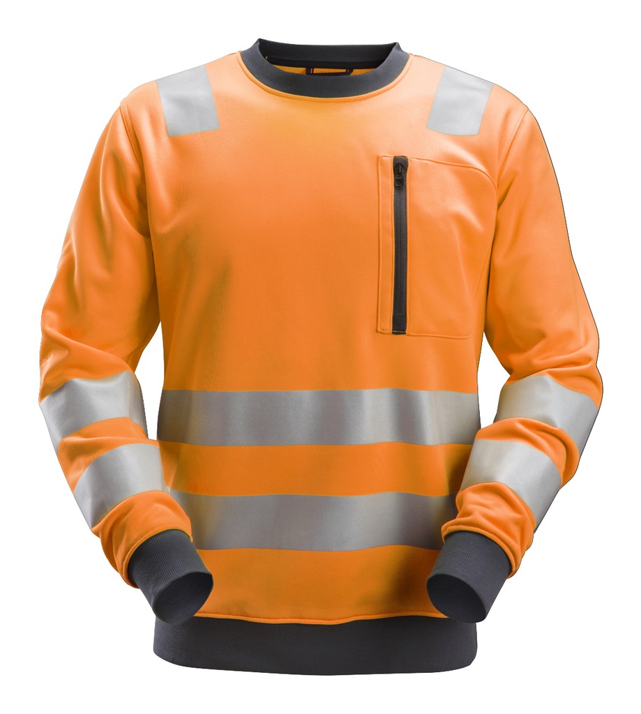 Snickers Workwear AllroundWork, High-Vis Sweatshirt KL2/KL3 8037