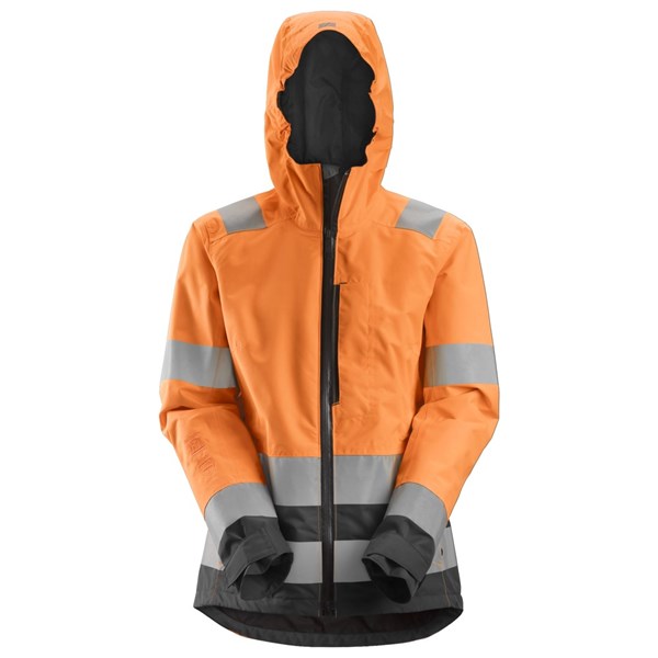 Snickers Workwear AllroundWork, High-Vis Waterproof Shell Damesjack Klasse 2/3 1347