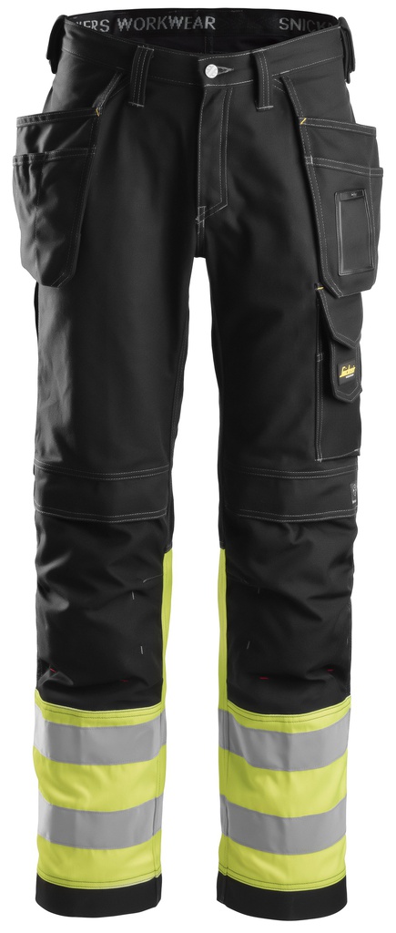 Snickers Workwear High-Vis HP Trousers, Class 1 3235