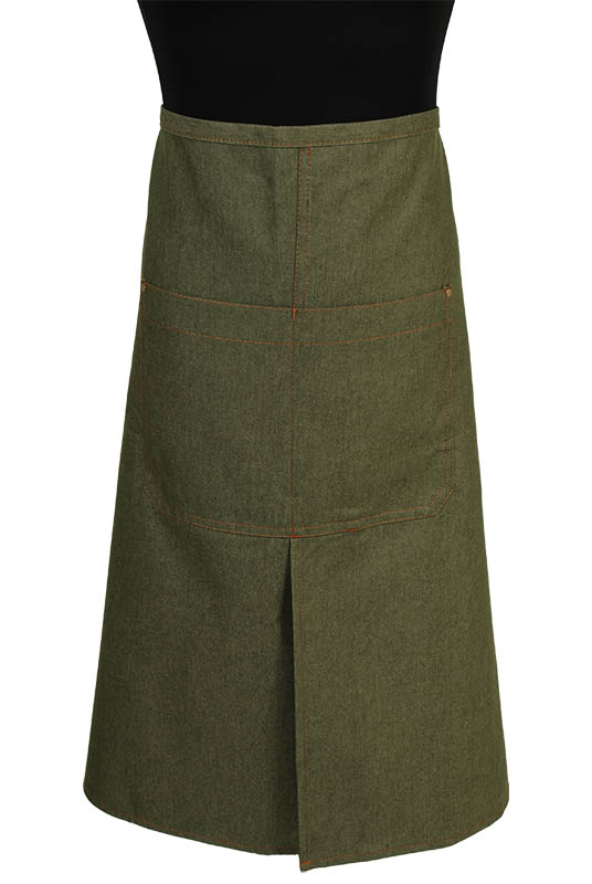 Schriks sloof 3402 Denim loopsplitsloof  waar de split elkaar overlapt Afmeting:80 - 100