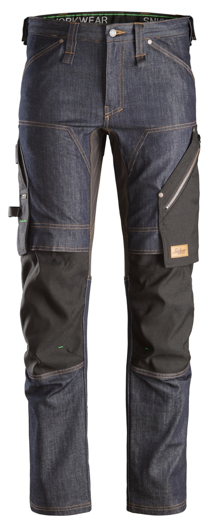 Snickers Workwear FlexiWork, Denim Werkbroek+ 6956