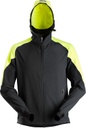 Snickers Workwear FlexiWork, Neon Hoodie met Rits 8025