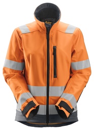 Snickers Workwear AllroundWork, High-Vis Softshell Damesjack Klasse 2/3 1237