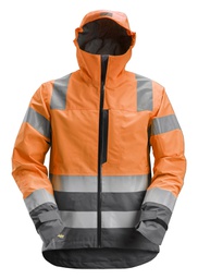 Snickers Workwear AllroundWork, High-Vis Waterproof Shell Jack Klasse 3 1330