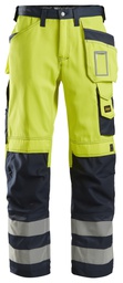 [3233] Snickers Workwear Broek High Visibility, klasse 2 3233