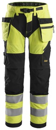 Snickers Workwear FlexiWork, HV Werkbroek+ met holsterzakken kl 2 6932