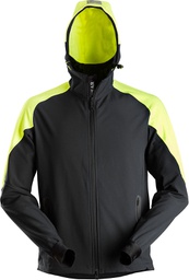 Snickers Workwear FlexiWork, Neon Hoodie met Rits 8025